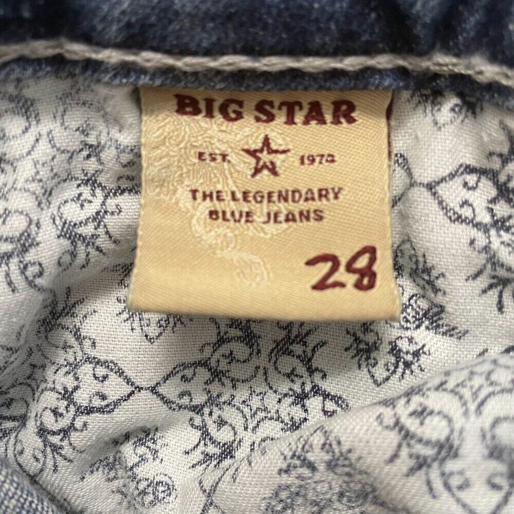 Big Star Low Rise Cut Off Denim Capris Size 28 - Picture 5 of 9